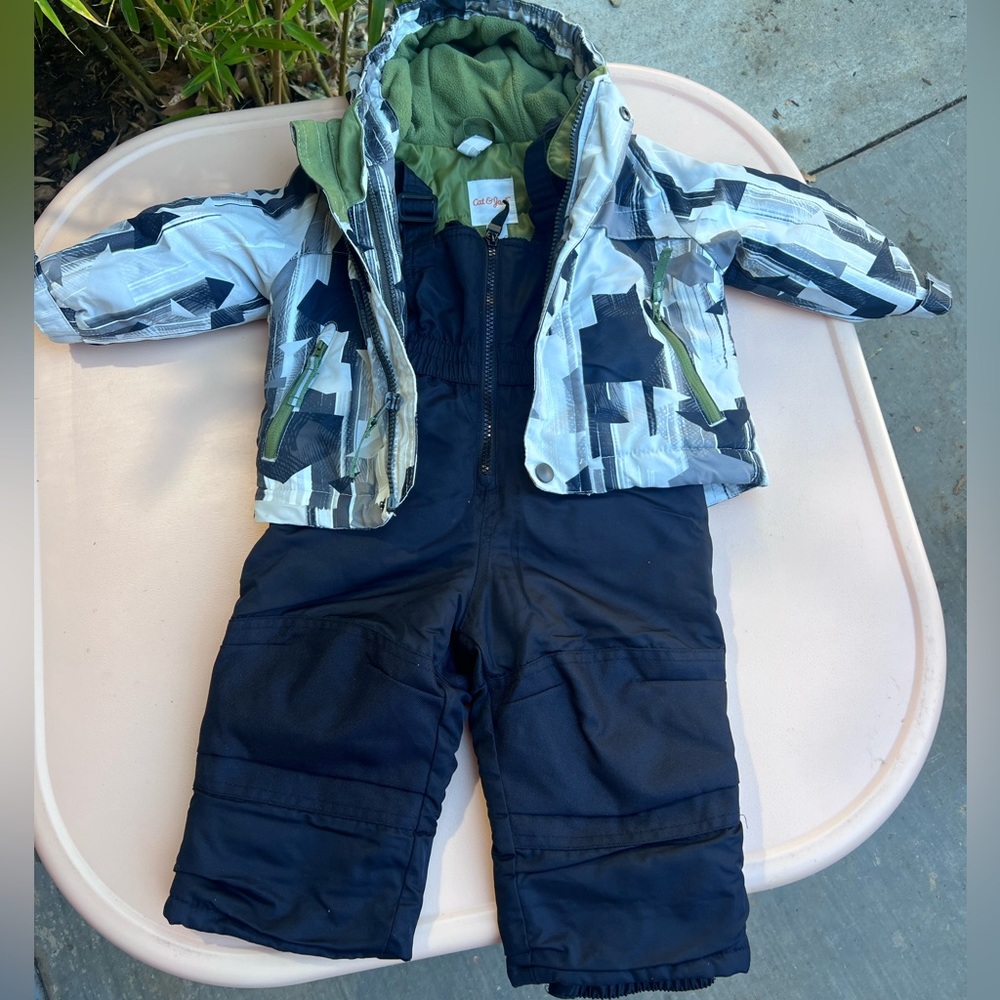 Cat And Jack Snow Bib and Jacket